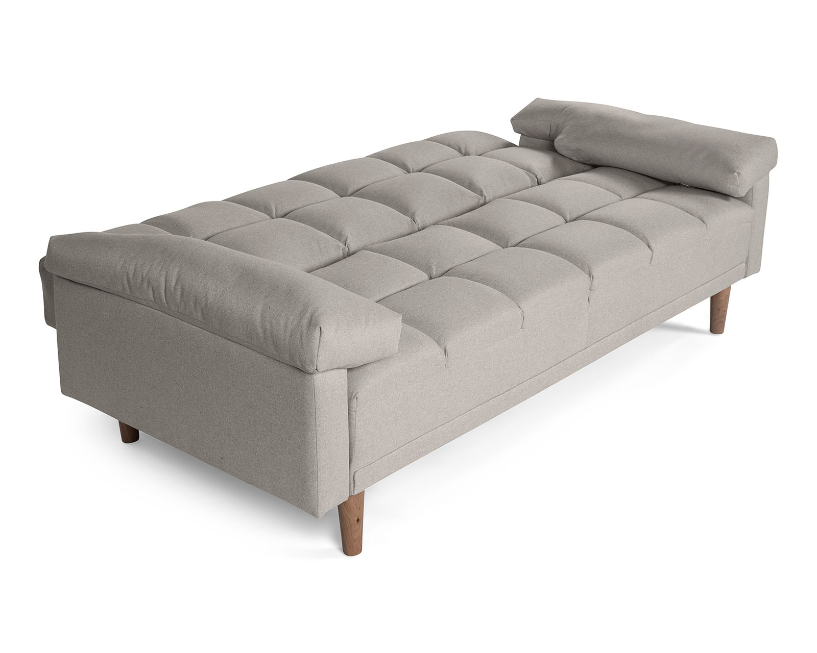 Foto 5 | Sofá Cama De Lino Color Gris Claro Modelo Gabbana