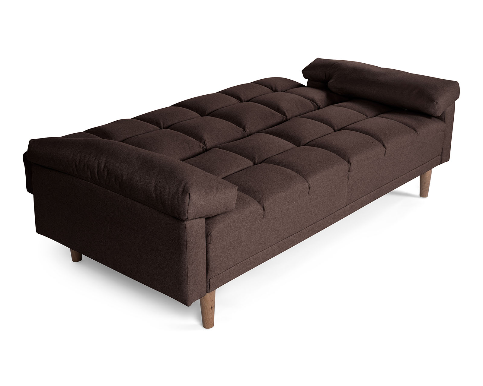 Foto 5 | Sofá Cama De Lino Color Chocolate Modelo Gabbana