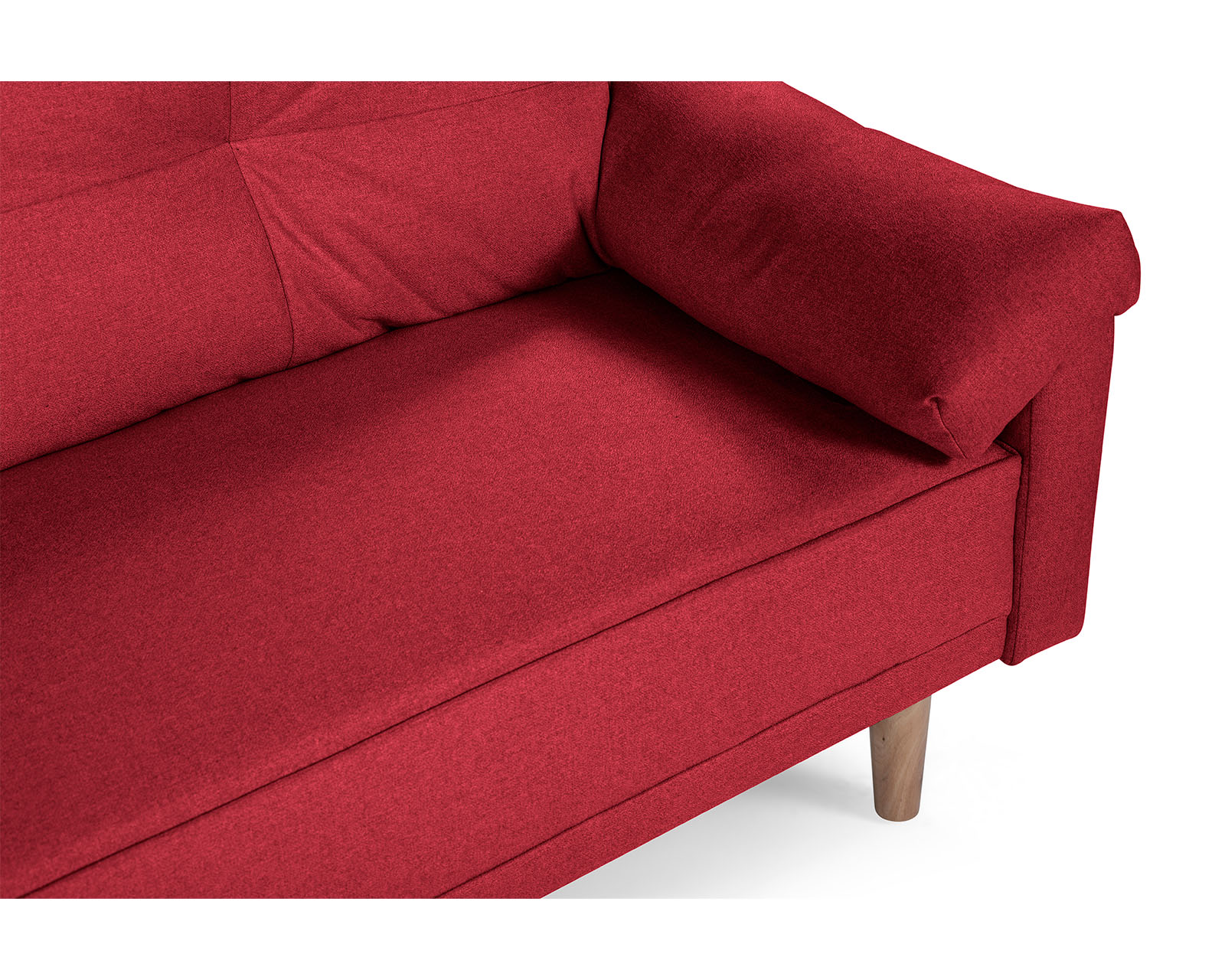 Foto 7 pulgar | Sofá Cama Sofantástico Mandela Roja