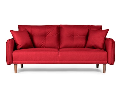 Foto 2 | Sofá Cama Sofantástico Brokman Roja