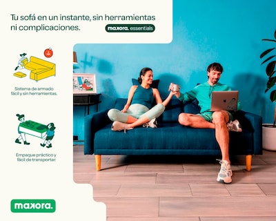 Foto 8 | Sofá Cama Sofantástico Brokman Roja