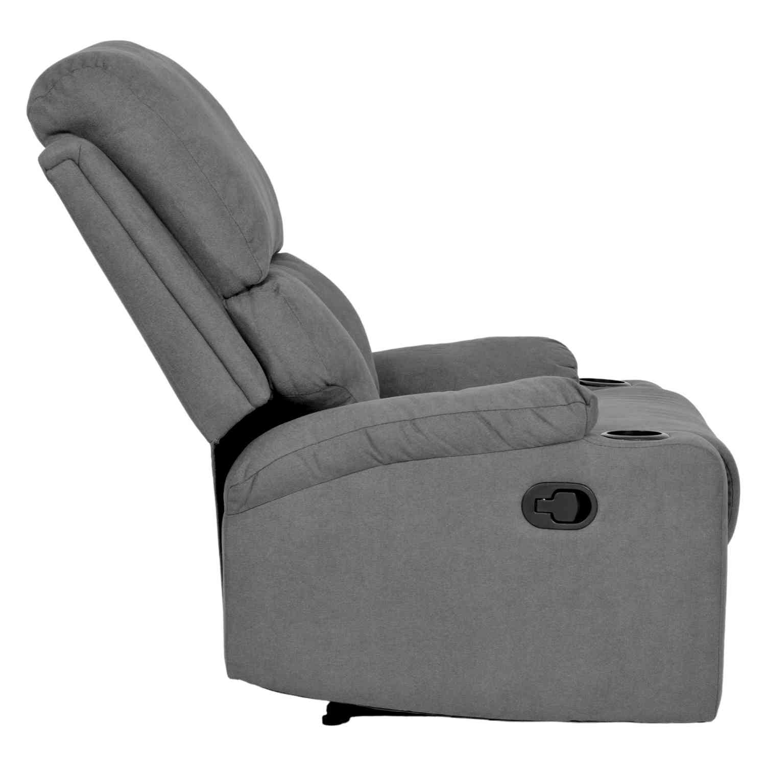 Foto 5 pulgar | Sillón Reclinable Reposet Nanofort Moderno Minimalista Gris