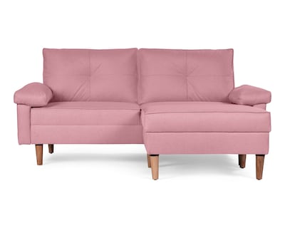 Foto 2 | Sala Modular Sofantástico Rosa Boxsofa Cassanova Sofá Cama Reversible de Lino