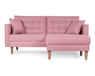 Foto 1 | Sala Modular Sofá Cama Reversible de Lino Rosa Boxsofa Jerome