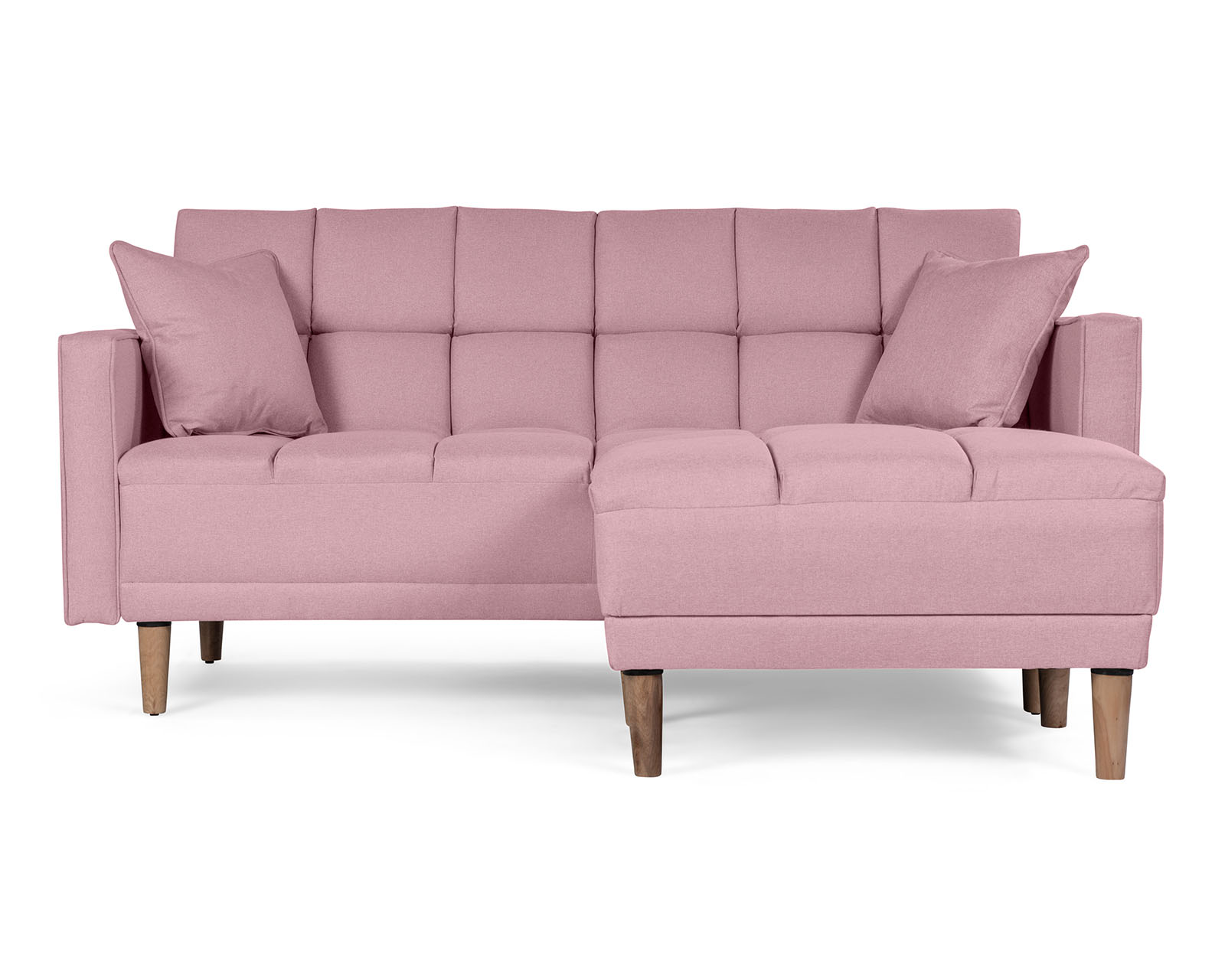 Foto 2 | Sala Modular Sofá Cama Reversible de Lino Palo de Rosa Modelo Mykolo Makora