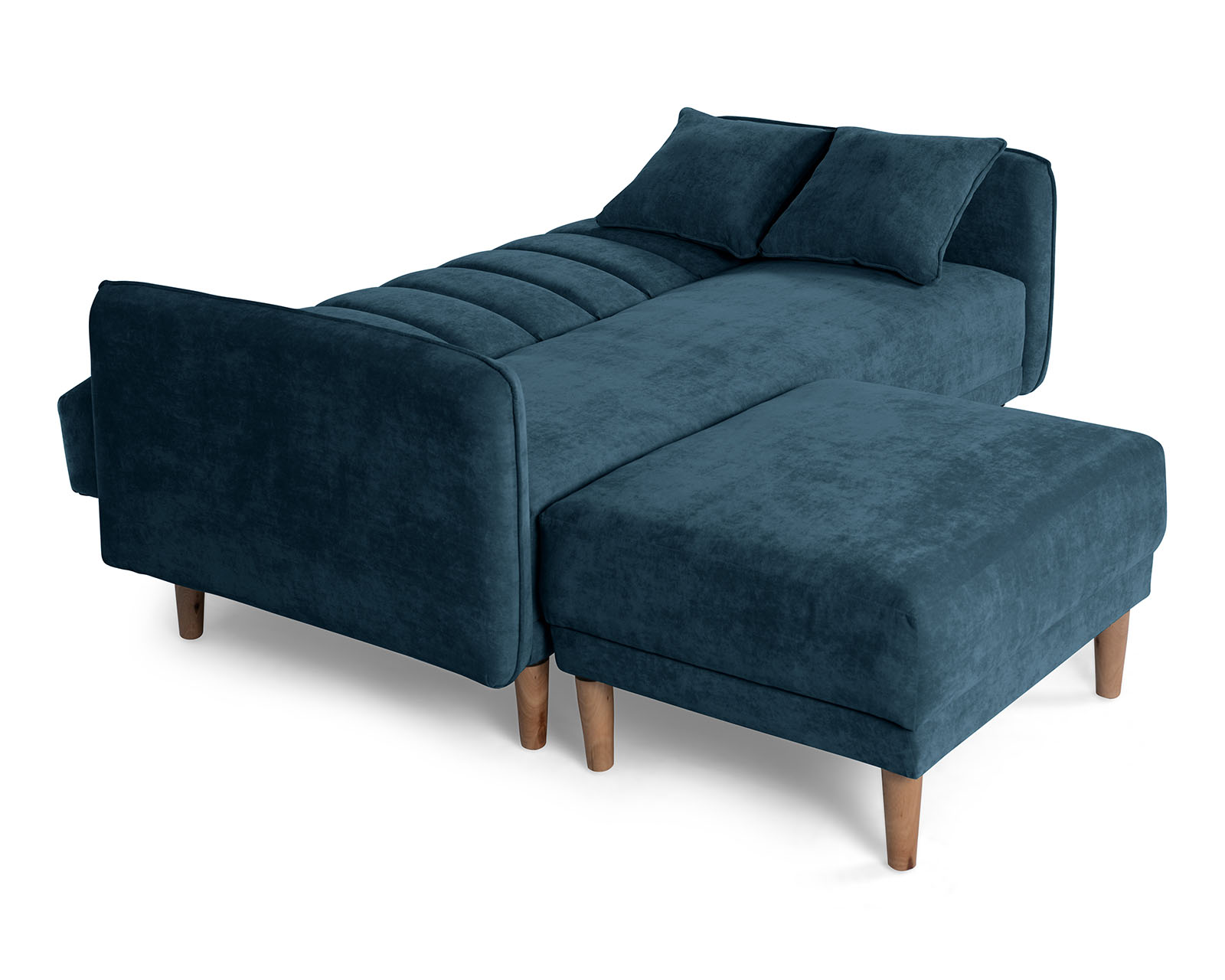 Foto 5 | Sala Modular Sofá Cama Reversible de Velvet Olivo Modelo Avocata Makora