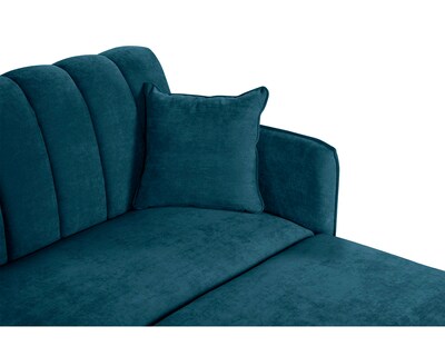 Foto 6 | Sala Modular Sofá Cama Reversible de Velvet Olivo Modelo Avocata Makora