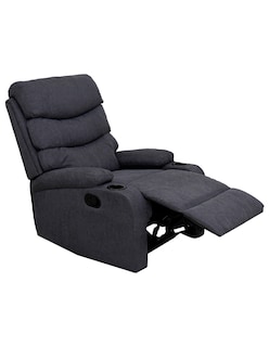 Foto 1 | Sillón Reclinable Luma de Tela Gris con Porta Vasos