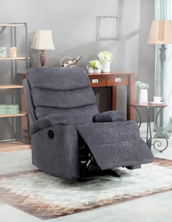 Foto 6 | Sillón Reclinable Luma de Tela Gris con Porta Vasos