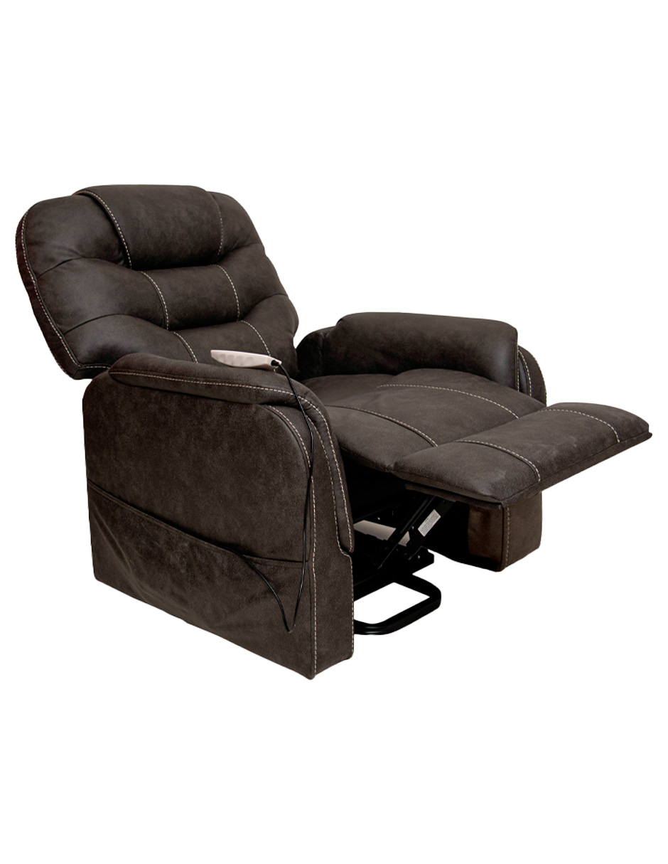 Foto 2 pulgar | Sillón Reclinable Eléctrico Xena Con Masaje Y Elevación De Tela Color Gris