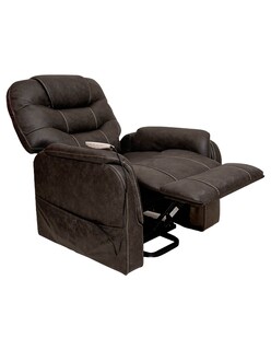 Foto 1 | Sillón Reclinable Eléctrico Xena Con Masaje Y Elevación De Tela Color Gris