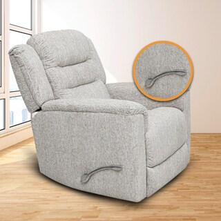 Foto 1 | Sillón Reclinable Giratorio Gris