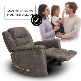 Foto 4 | Sillón Reclinable Giratorio Café