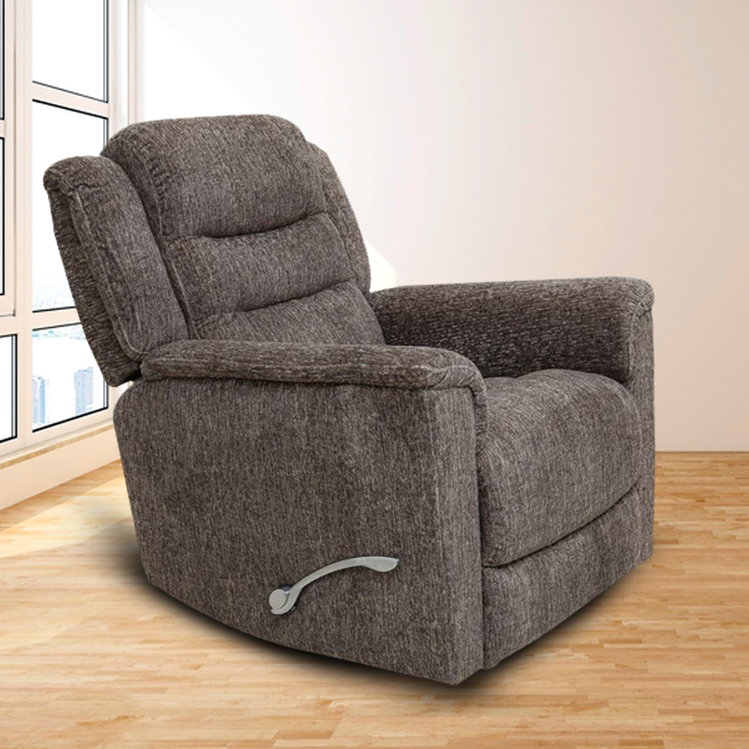 Foto 6 | Sillón Reclinable Giratorio Café