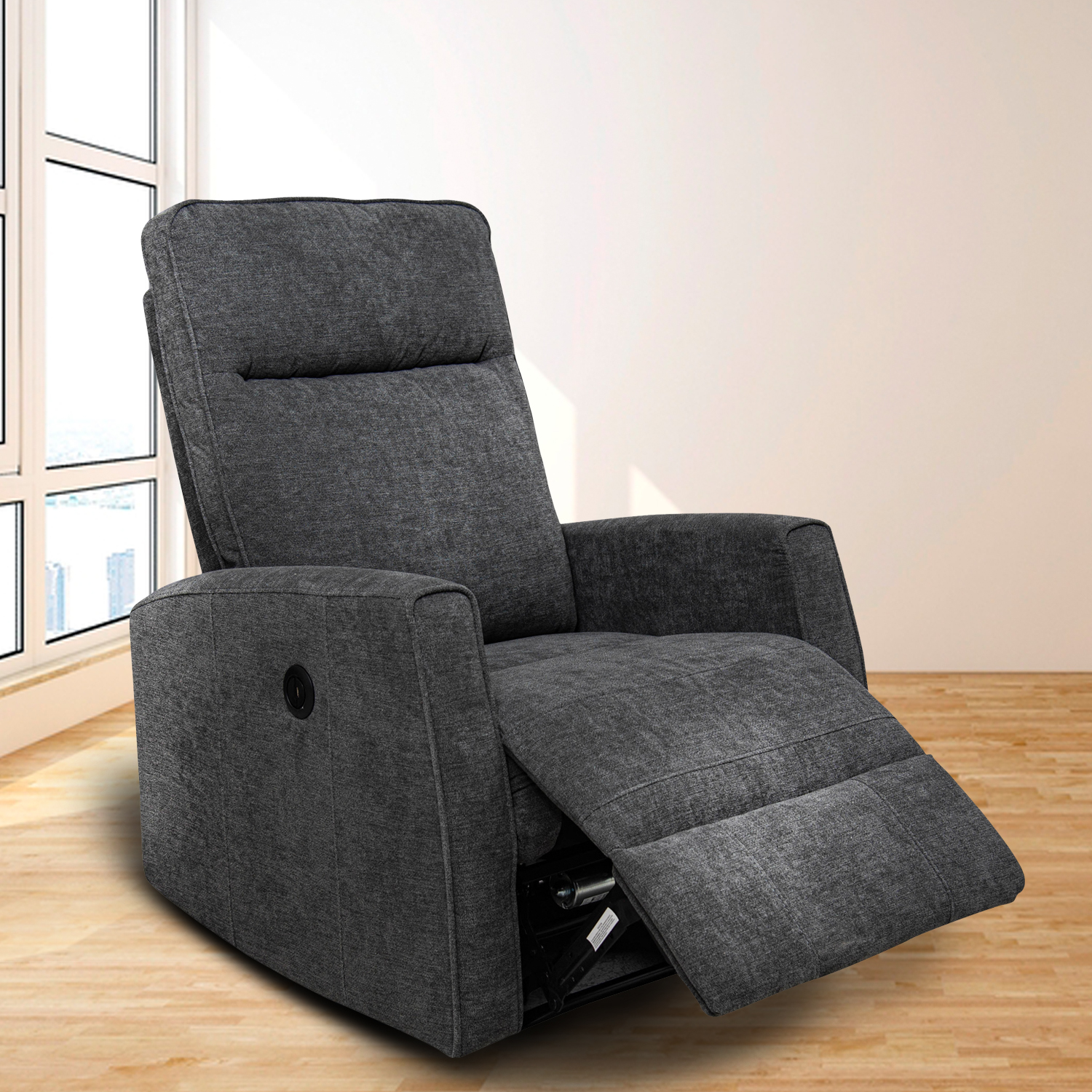 Foto 2 pulgar | Sillón Reclinable Eléctrico Avanti Calisto Gris con Puerto USB