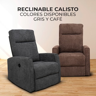 Foto 6 | Sillón Reclinable Eléctrico Avanti Calisto Gris con Puerto USB