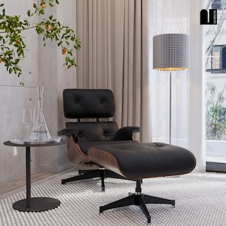 Foto 7 | Sillón con Otomana Mubson Sofá Individual Reclinable Silet Negro