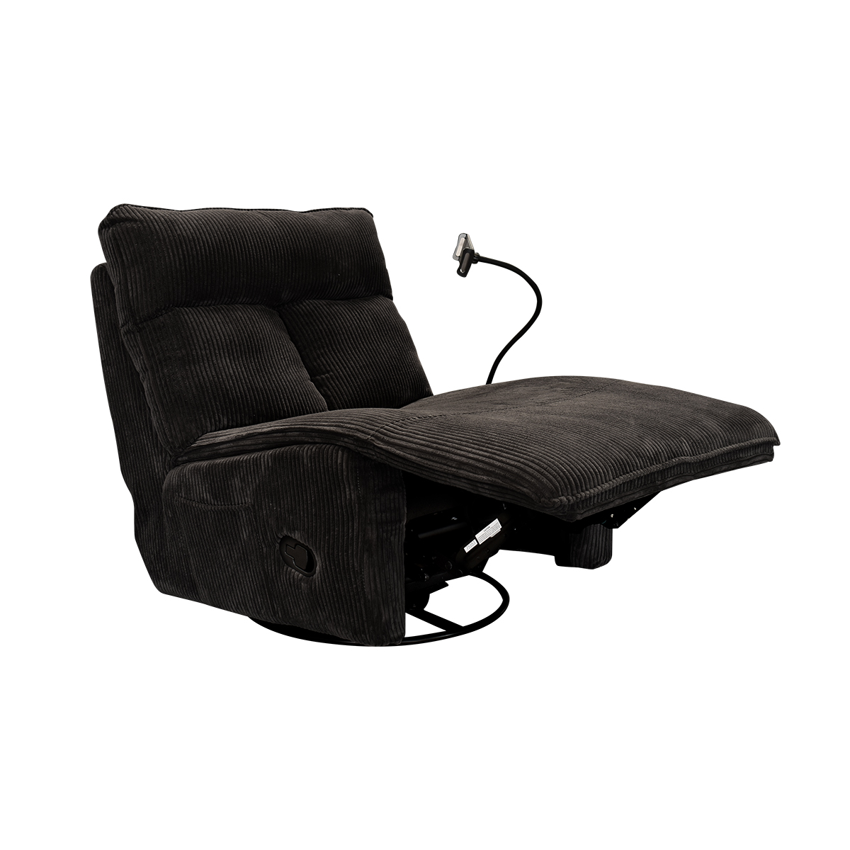 Foto 4 | Sillón Mecedora Belle Blue Room Negra