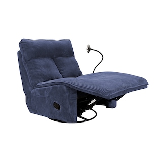 Foto 1 | Sillón mecedora Belle Blue Room Azul