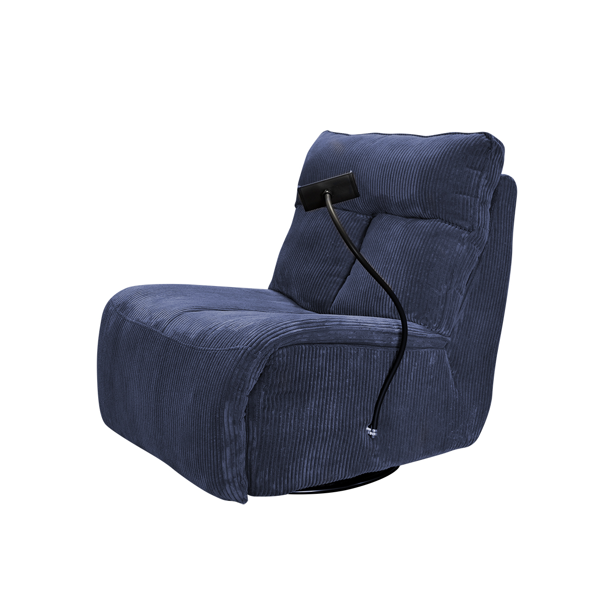 Foto 4 pulgar | Sillón mecedora Belle Blue Room Azul