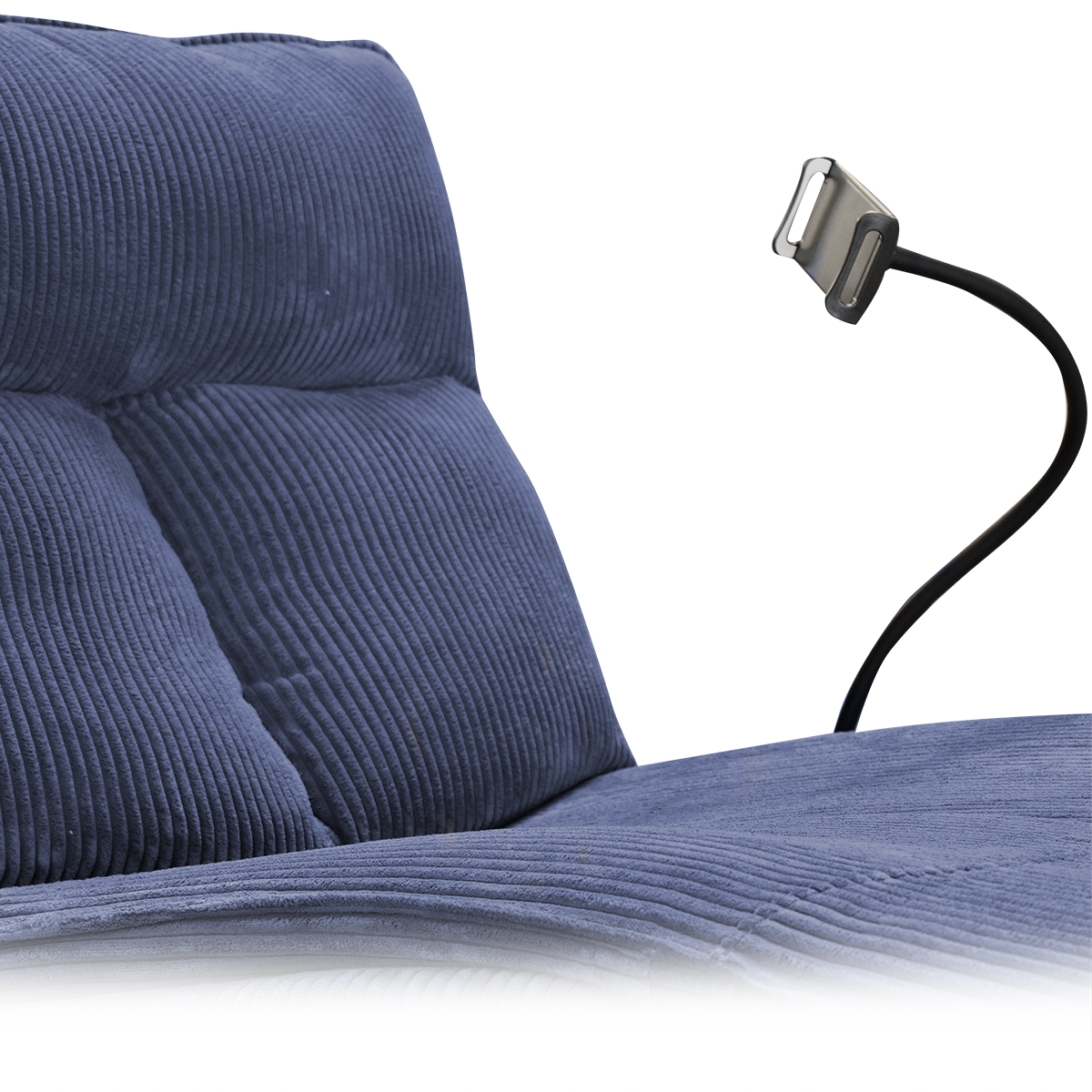Foto 7 pulgar | Sillón mecedora Belle Blue Room Azul