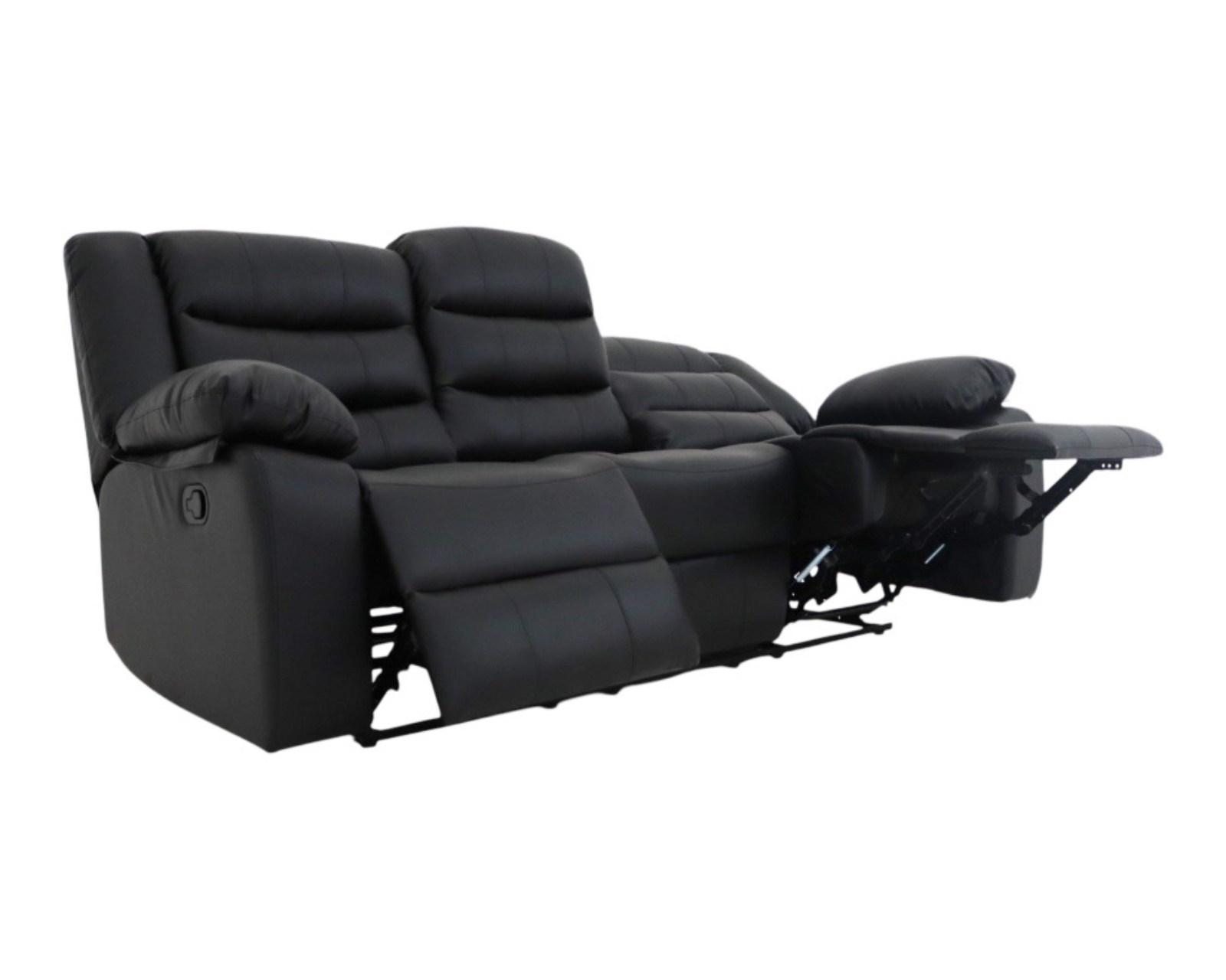 Foto 3 | Sofá Reclinable Easy Living Modelo Bryce Con Portavasos Plegable, Color Negro
