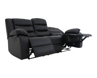 Foto 3 | Sofá Reclinable Easy Living Modelo Bryce Con Portavasos Plegable, Color Negro