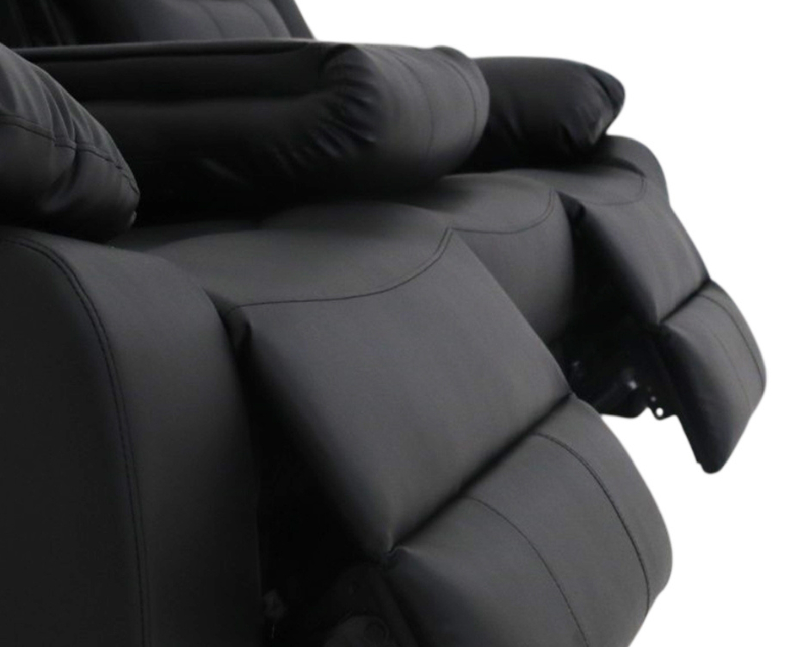 Foto 7 pulgar | Sofá Reclinable Easy Living Modelo Bryce Con Portavasos Plegable, Color Negro
