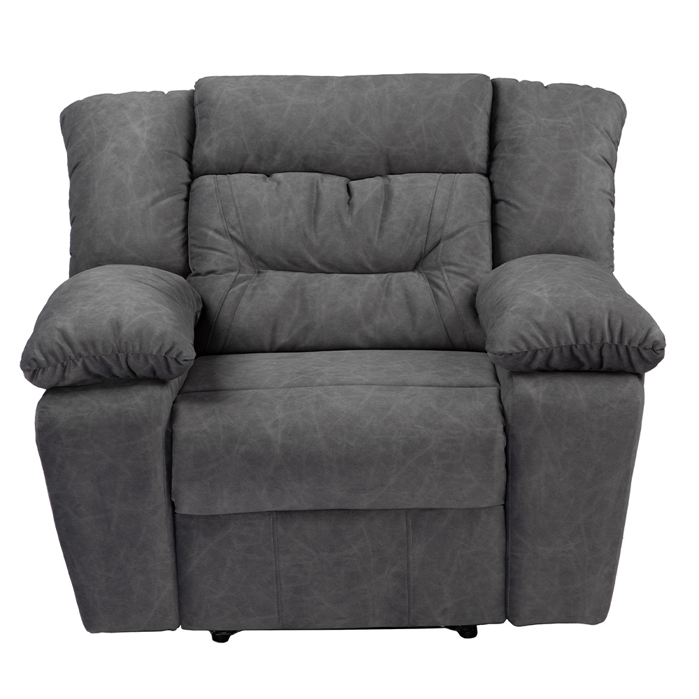 Sillón Reclinable Trinity Bumer Color Gris Oscuro