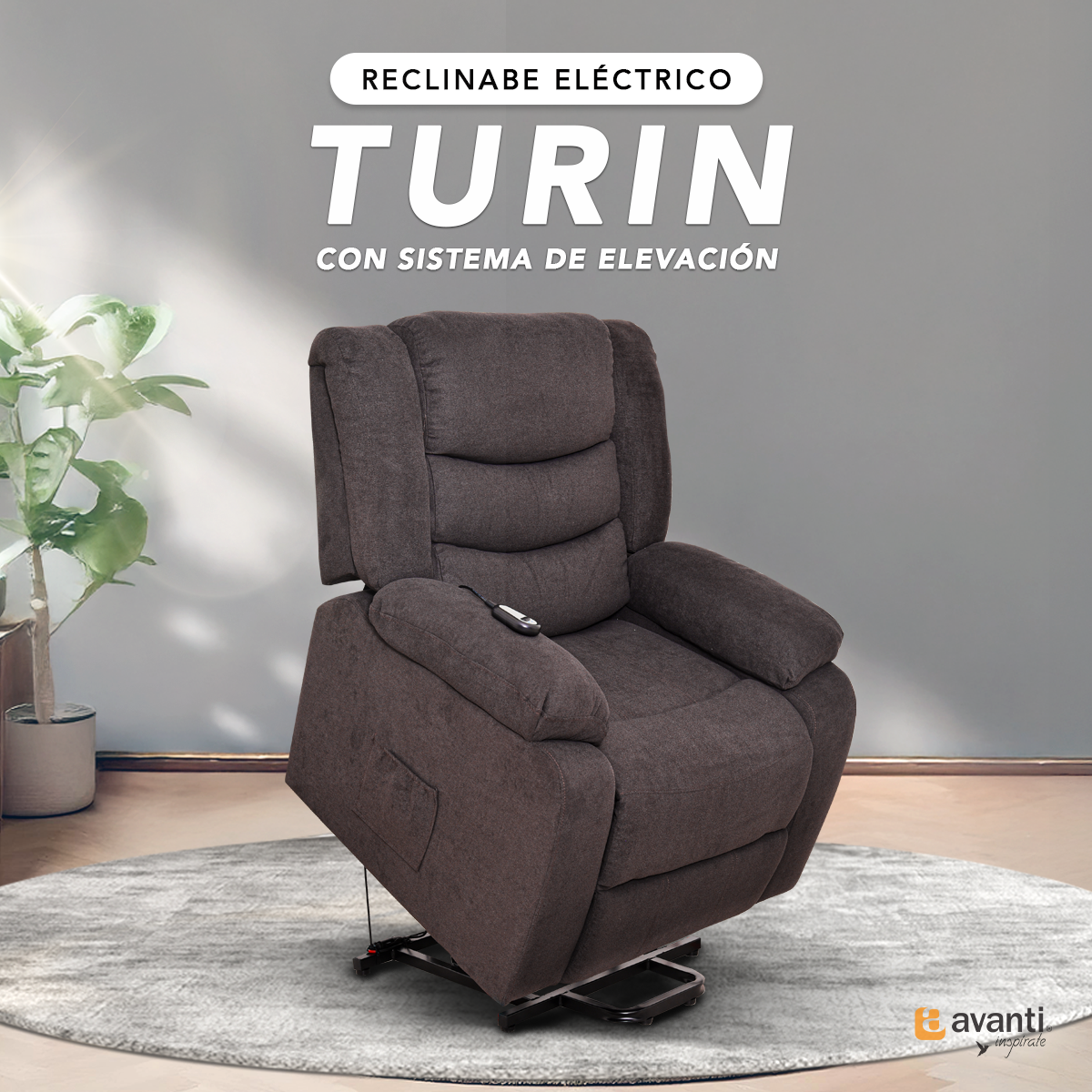Foto 2 | Sillón Reclinable Eléctrico Avanti Turin
