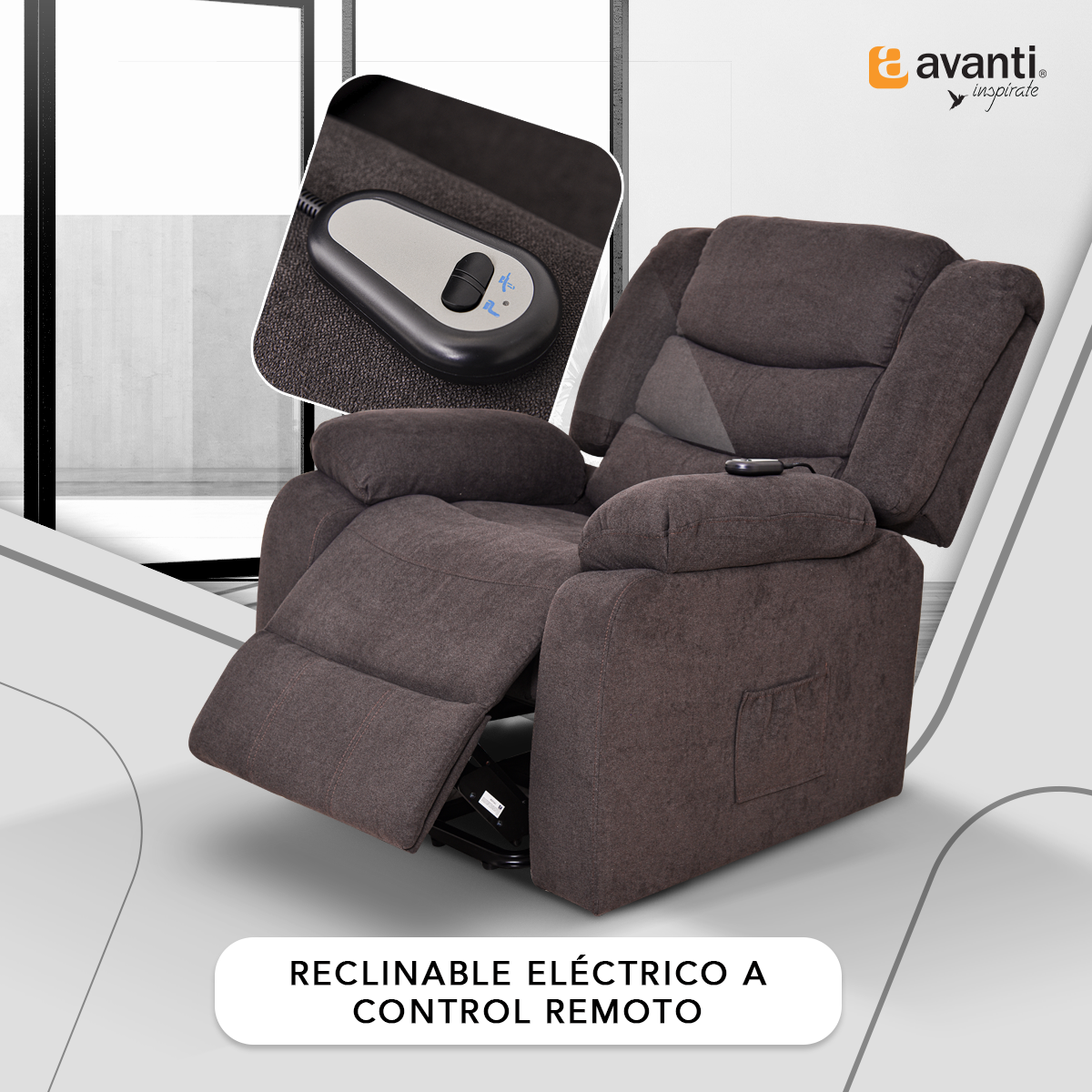 Foto 3 | Sillón Reclinable Eléctrico Avanti Turin