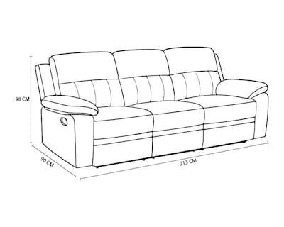 Foto 8 | Sofá Reclinable Easy Living Wynwood Gris Claro