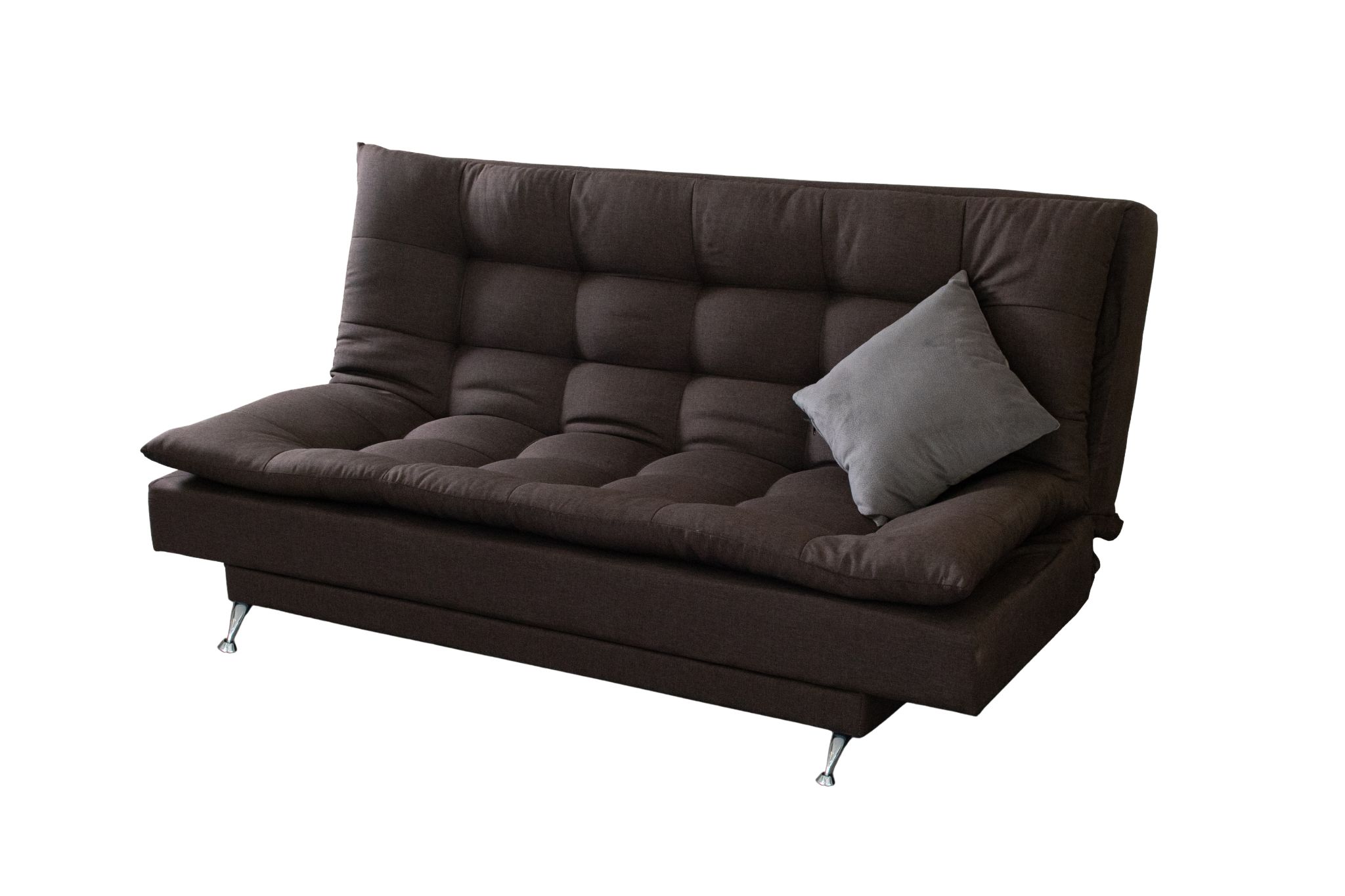 Foto 1 | Sofá Cama M & E Muebles Carmen Chocolate De 3 Posiciones
