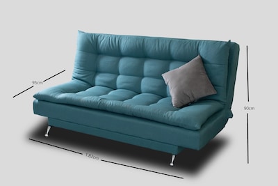 Foto 5 | Sofá Cama M & E Muebles Carmen Aqua De 3 Posiciones