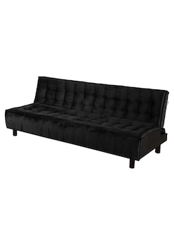 Foto 1 | Sofá Cama M & E Muebles Milio Negro De 3 Posiciones Individual