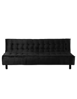 Foto 2 | Sofá Cama M & E Muebles Milio Negro De 3 Posiciones Individual