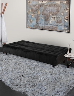 Foto 5 | Sofá Cama M & E Muebles Milio Negro De 3 Posiciones Individual