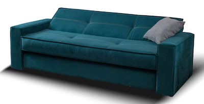 Foto 2 | Sofá Cama M & E Muebles Confort Azul Jade De 3 Posiciones Incluye Cama