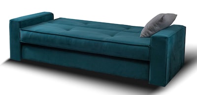 Foto 3 | Sofá Cama M & E Muebles Confort Azul Jade De 3 Posiciones Incluye Cama