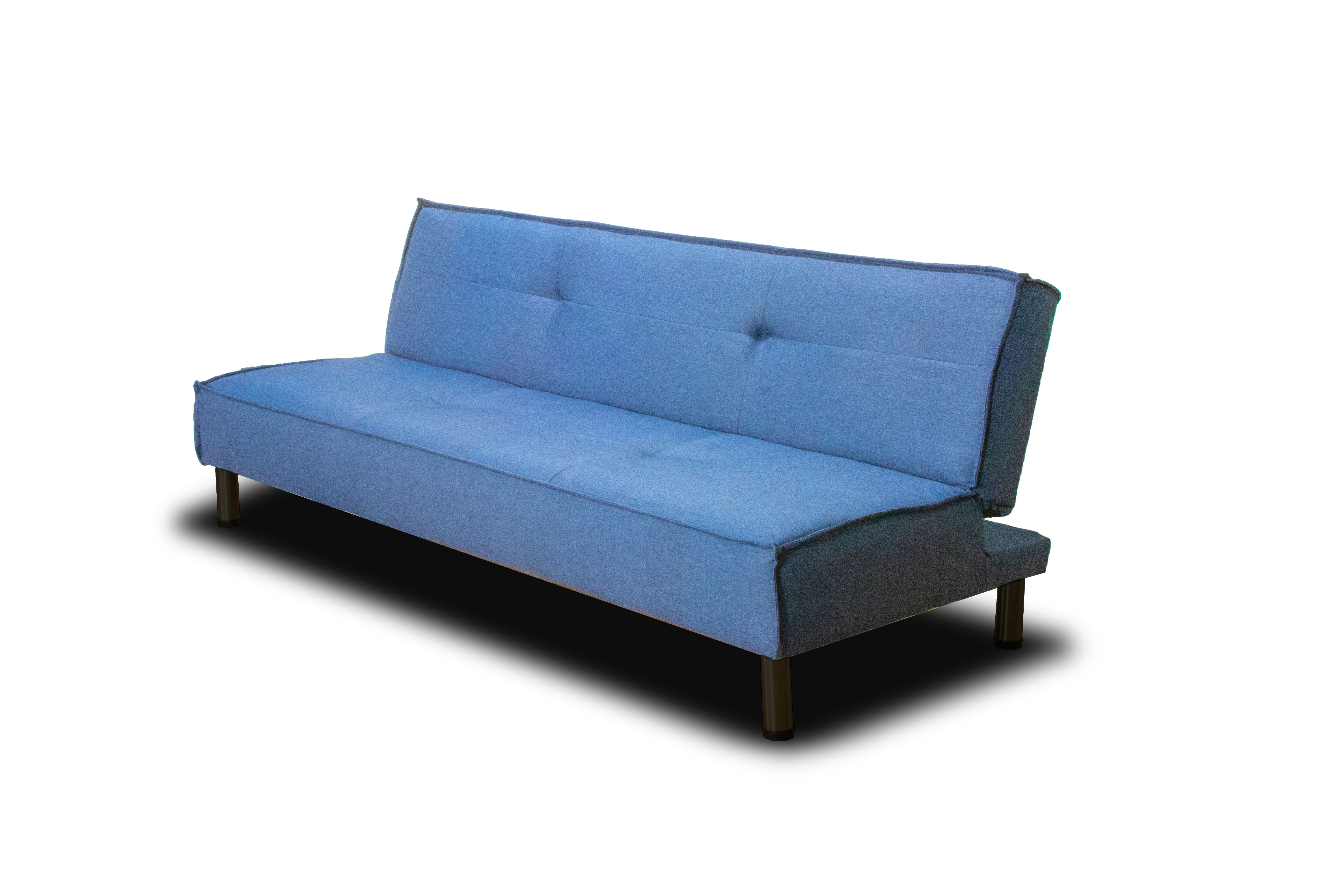 Foto 3 | Sofá Cama M & E Muebles Tomm Azul Denim 3 Posiciones Individual
