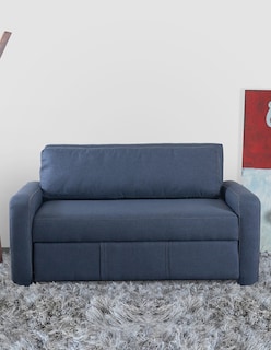 Foto 3 | Sofá Cama M & E Muebles Franco Love Azul Denim 3 Posiciones Matrimonial