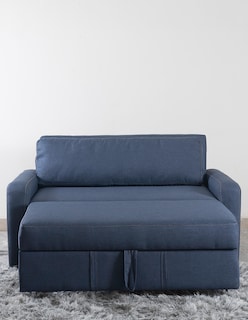 Foto 4 | Sofá Cama M & E Muebles Franco Love Azul Denim 3 Posiciones Matrimonial