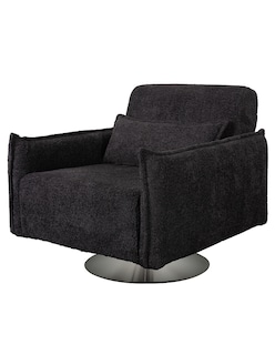 Foto 2 | Sillón M & E Muebles Antom Negro Giratorio