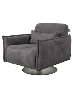 Foto 2 | Sillón M & E Muebles Antom Gris Oxford Giratorio