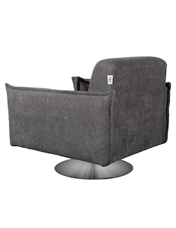 Foto 3 | Sillón M & E Muebles Antom Gris Oxford Giratorio