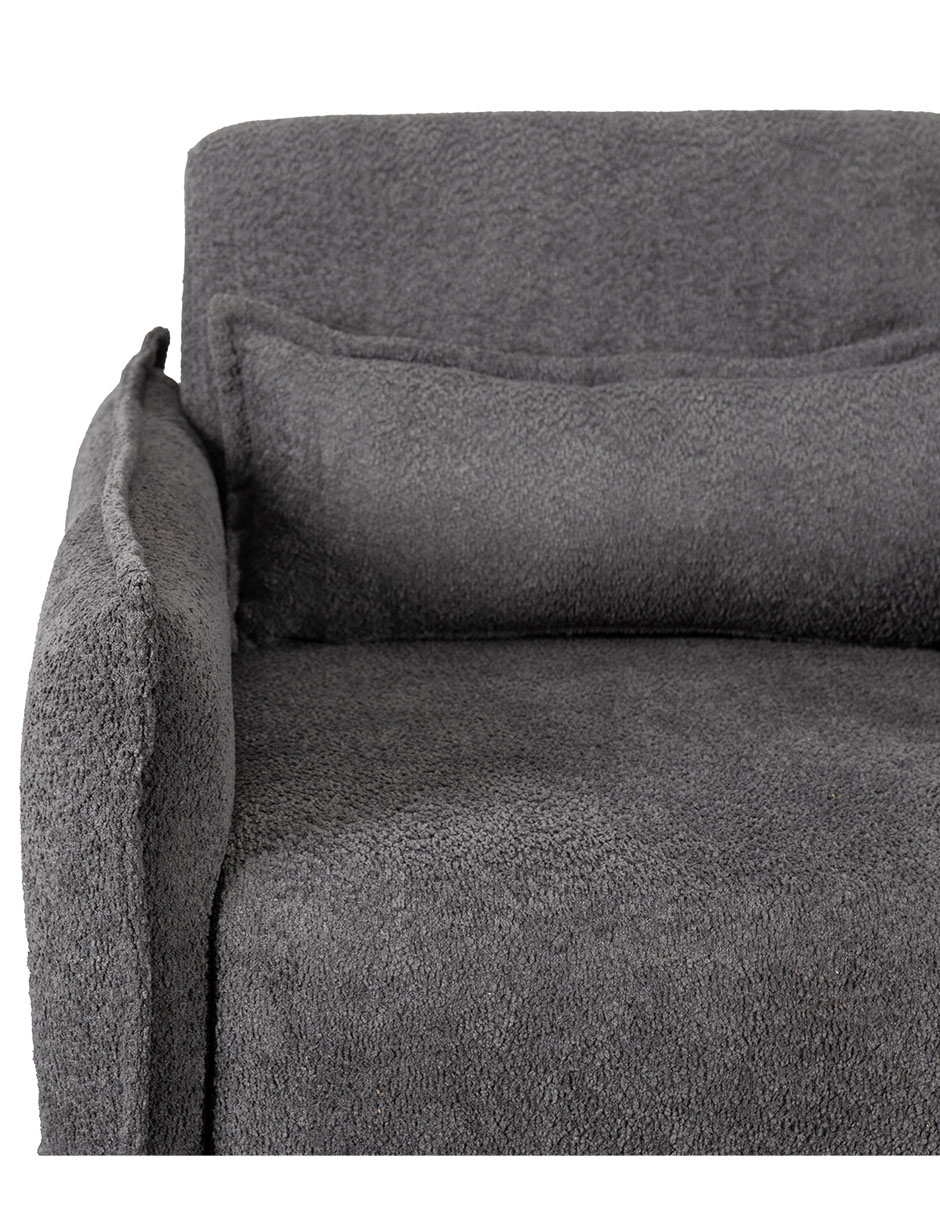 Foto 5 pulgar | Sillón M & E Muebles Antom Gris Oxford Giratorio