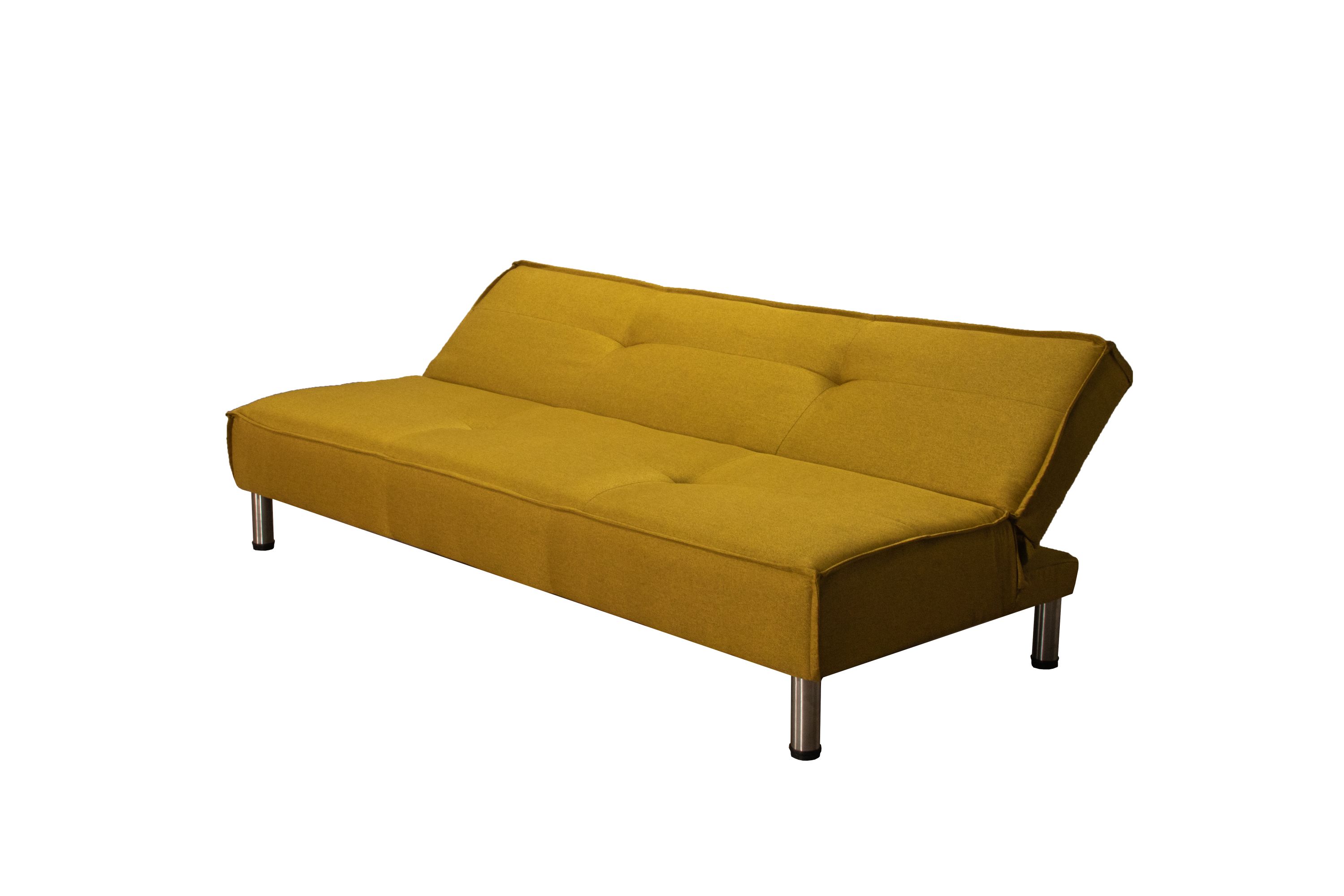 Foto 4 | Sofá Cama M & E Muebles Tomm Mostaza 3 Posiciones Individual