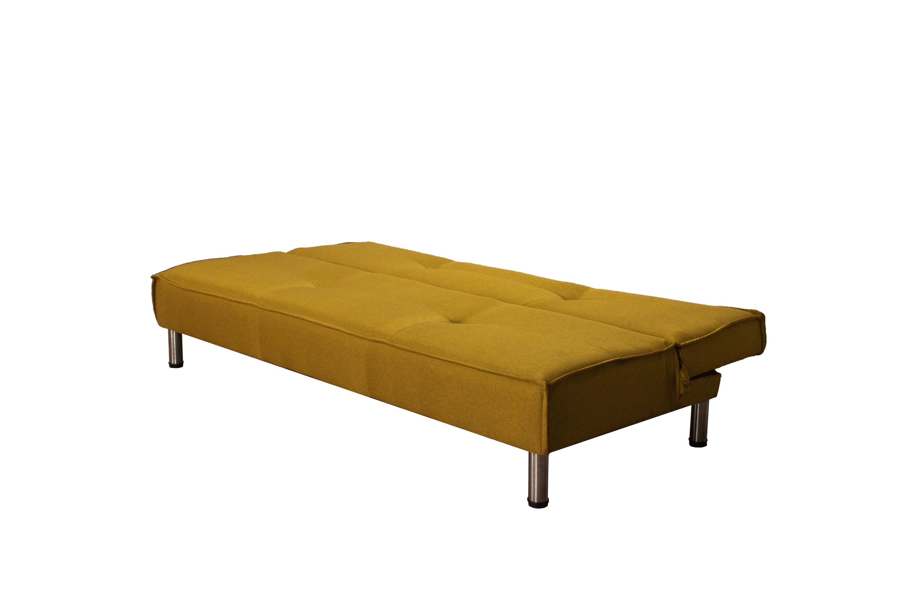 Foto 5 | Sofá Cama M & E Muebles Tomm Mostaza 3 Posiciones Individual