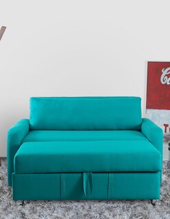 Foto 4 | Sofá Cama M & E Muebles Franco Love Aqua 3 Posiciones Matrimonial