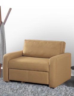 Foto 4 | Sofa Cama M & E Muebles Franco Sillon Mostaza Individual 3 Posiciones